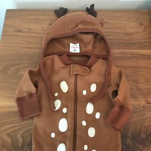 EUC Hanna Andersson reindeer pajama set